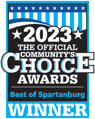 2023 The Official Community's Choice Awards Best of Spartanburg Winner