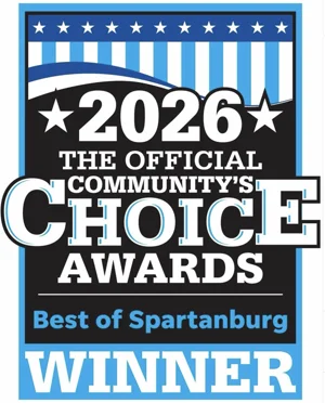 2026 The Official Community's Choice Awards Best of Spartanburg Winner