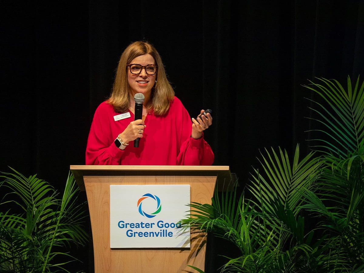 Greater Good Greenville event speaker